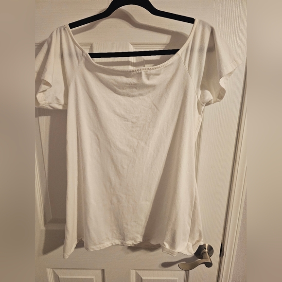 Torrid White Short Sleeve Tee - Picture 2 of 4